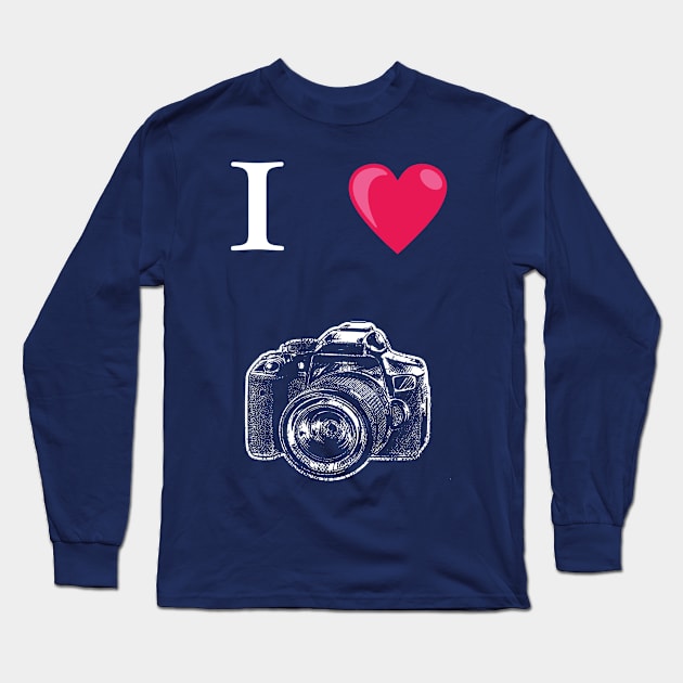 I love Camera and photography Long Sleeve T-Shirt by Lomitasu